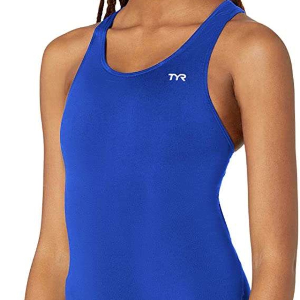 TYR Women's Durafast Elite Solid Maxfit Swimsuit Size 32